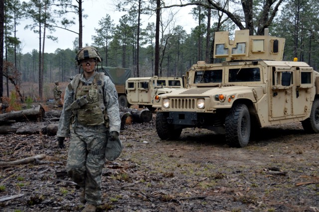 Bronco Brigade tactical operations center setup
