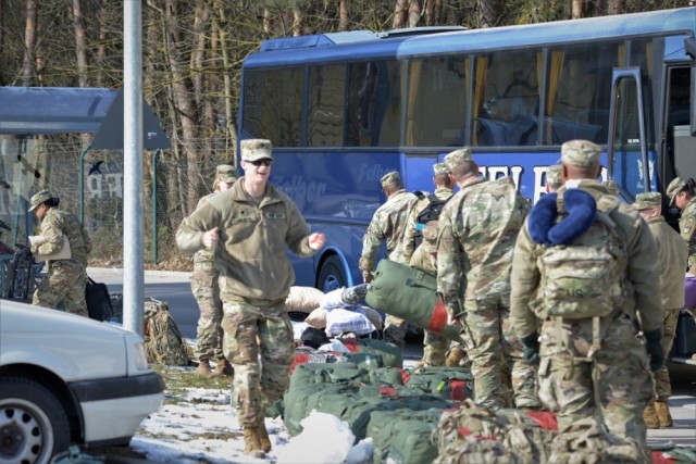 USAG Ansbach Commander Welcomes Rotational Brigade to Germany.