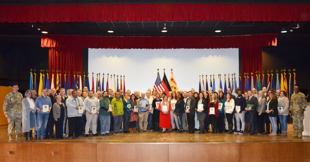 Ansbach Garrison 2018 Winter Length of Service Ceremony