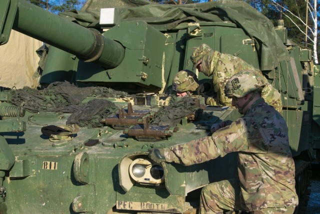 1-7th FA 'Lightning' Battalion Trains Leaders