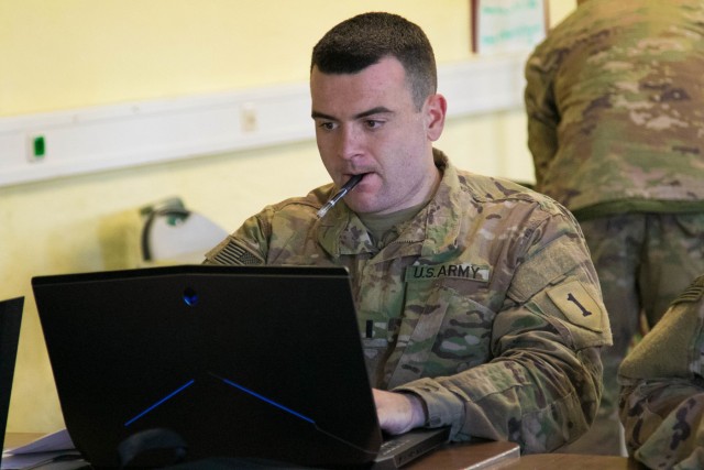 1-7th FA 'Lightning' Battalion Trains Leaders