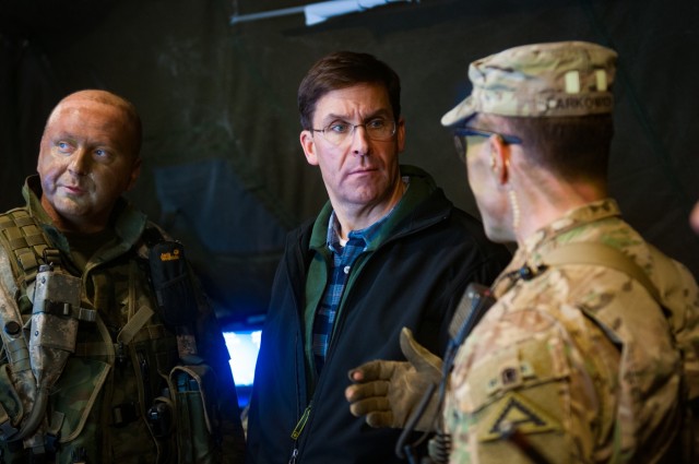 Secretary of the Army visits Soldiers at Allied Spirit VIII&#8232;
