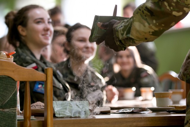 U.S. Army Europe: 2nd ABCT, 1st ID Soldiers visit Cadets at Rzepin School