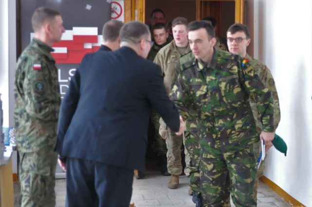 Polist National Foundation visits Battle Group Poland