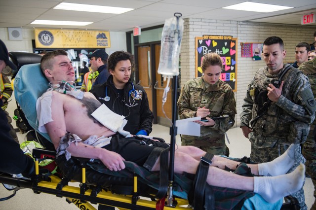 Wisconsin Guard medics train alongside first responders