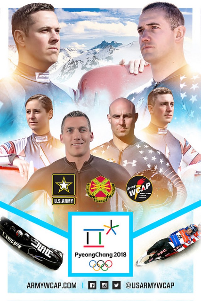 Army Olympians compete in bobsled, luge