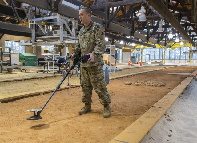 Emerging technology would allow Soldiers to see buried bombs during route clearance