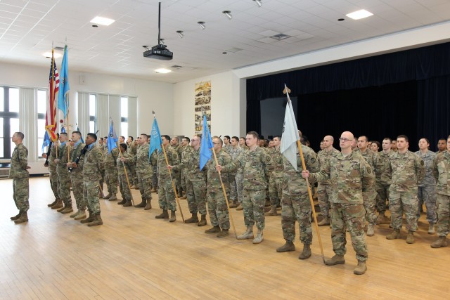 Commander of Troops in front of 781st MI BN