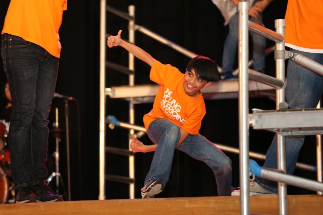 TYA workshop helps Camp Zama youth gain confidence in performing