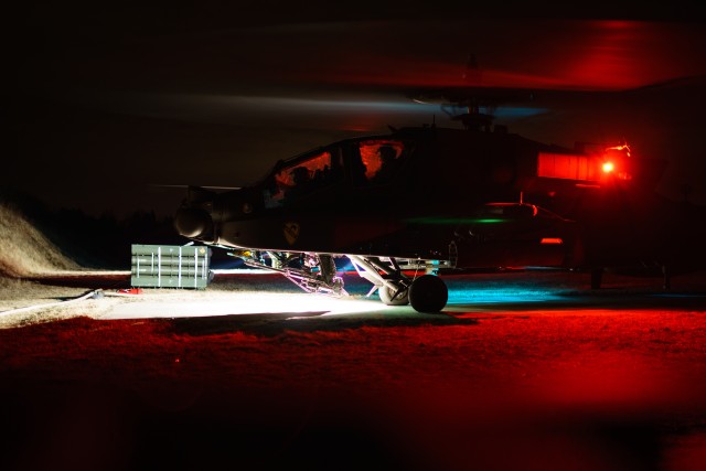 Air Cav conducts night operations at Dynamic Front 18