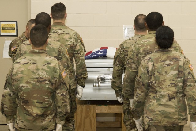 Class teaches funeral honors skills, techniques to New York Army Guard Soldiers