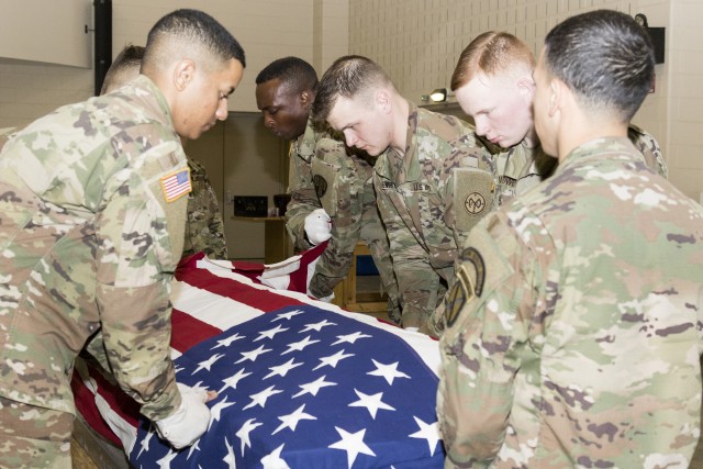 Class teaches funeral honors skills, techniques to New York Army Guard Soldiers