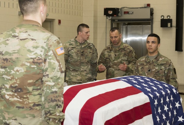 Class teaches funeral honors skills, techniques to New York Army Guard Soldiers