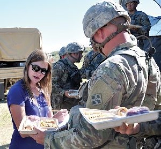 Field feeding team tests new menus