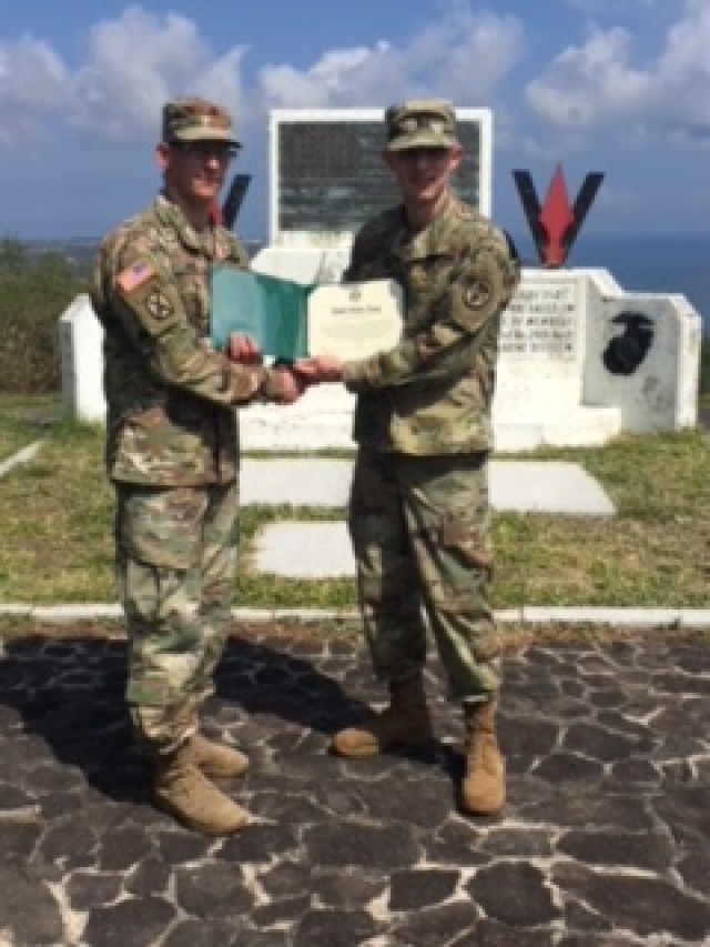 A reenlistment ceremony not easily forgotten