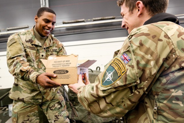 82nd BEB trains with U.K. Royal Welsh Battalion
