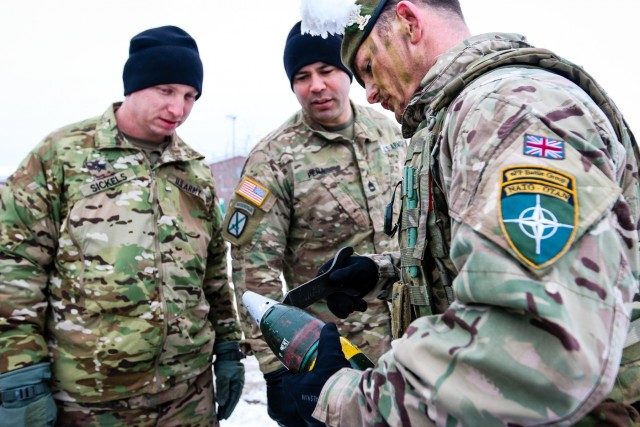 82nd BEB trains with U.K. Royal Welsh Battalion