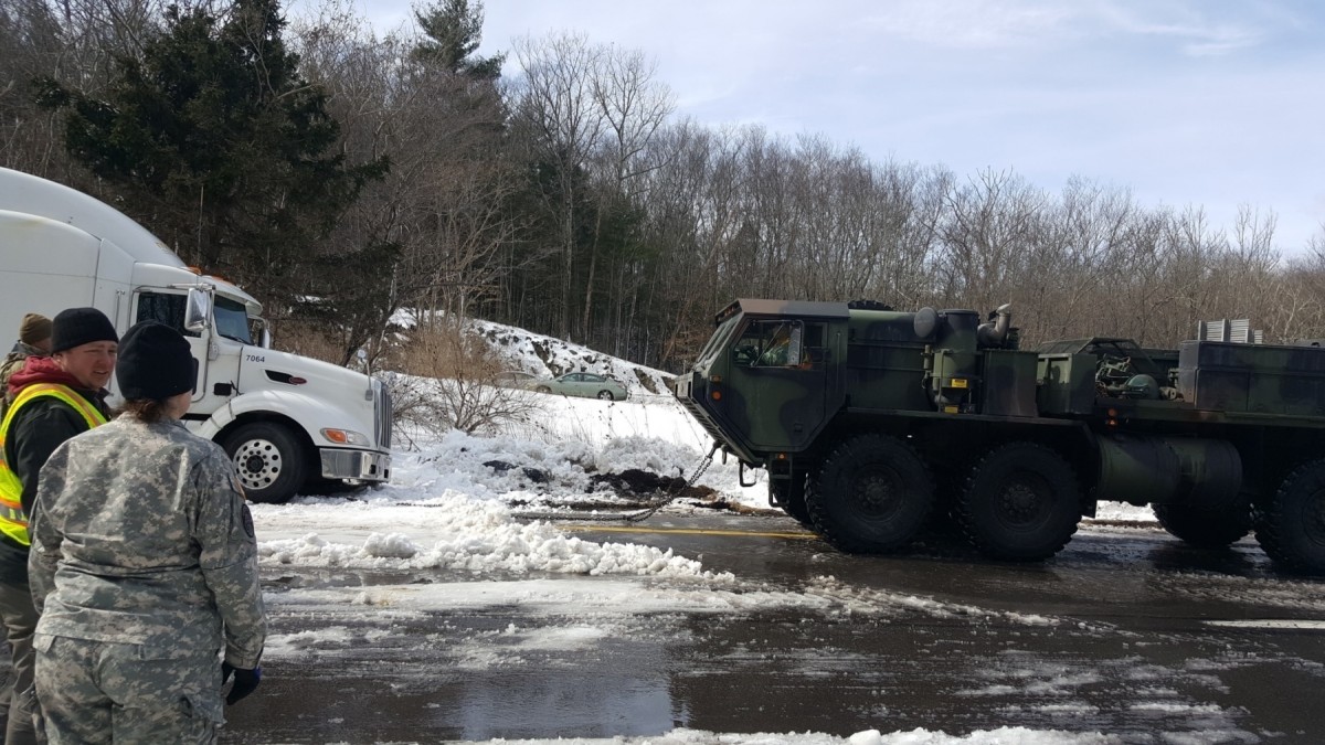 Pa. Guard provides support in response to Winter Storm Riley Article