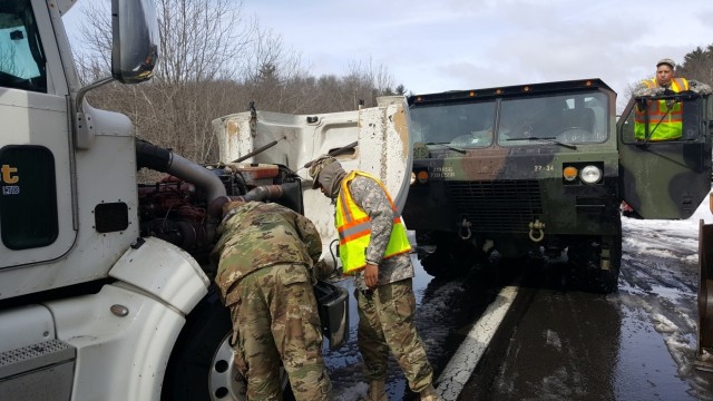 Pa. Guard provides support in response to Winter Storm Riley