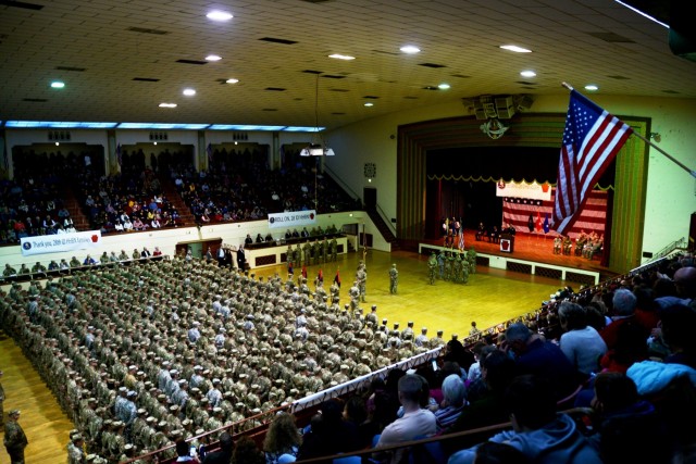 Pa. National Guard's Headquarters and Headquarters Battalion, 28th Infantry Division honored in deployment ceremony
