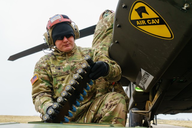 1-227 ARB maintainers arm Apaches