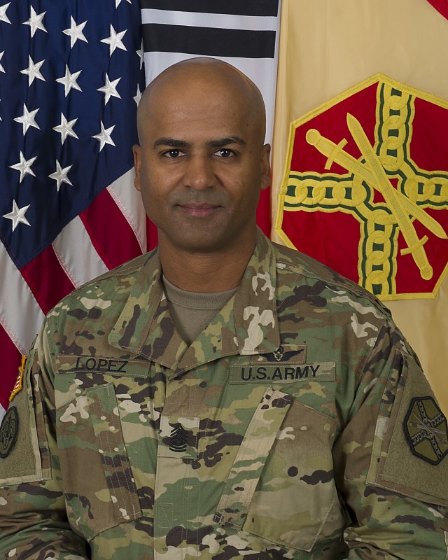 Command Sergeant Major Antonio R. Lopez
