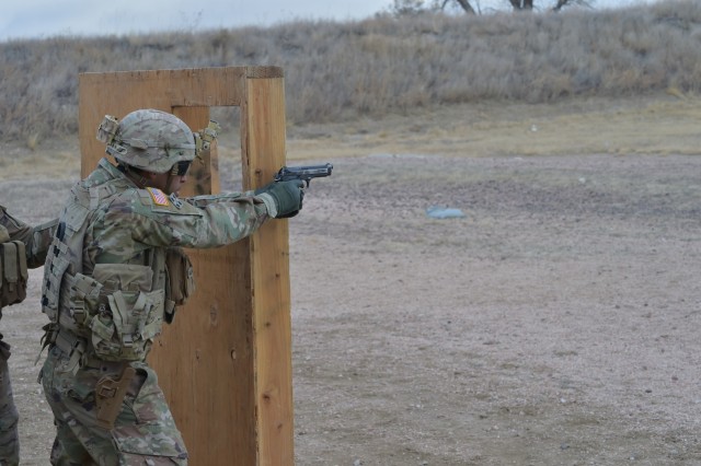 Red Warriors train Pistol Marksmanship