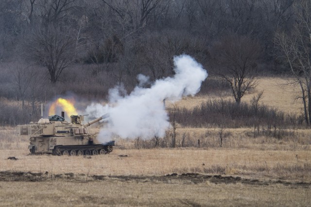 Field Artillery Soldiers test latest M109A7 Paladin Howitzer upgrade at Ft. Riley