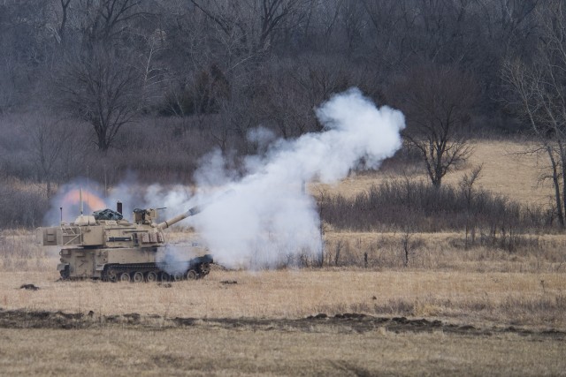 Field Artillery Soldiers test latest M109A7 Paladin Howitzer upgrade at Ft. Riley