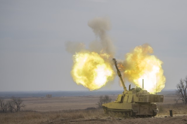 Field Artillery Soldiers test latest M109A7 Paladin Howitzer upgrade at Ft. Riley