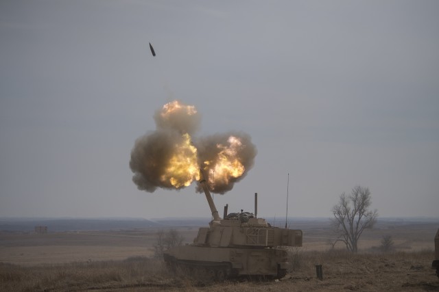 Field Artillery Soldiers test latest M109A7 Paladin Howitzer upgrade at Ft. Riley