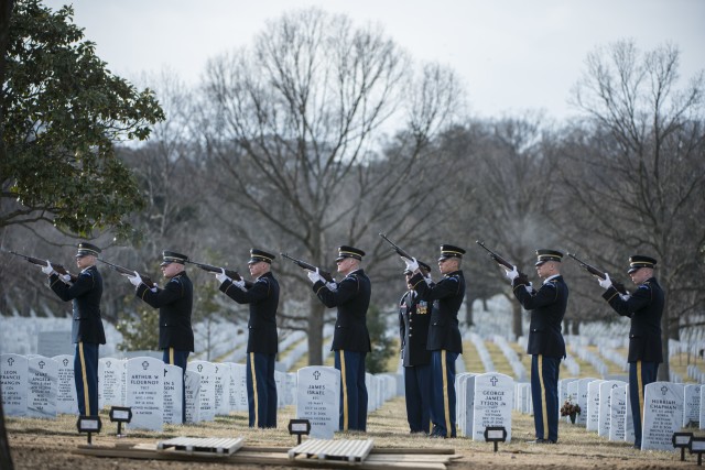 Arlington National Cemetery funeral