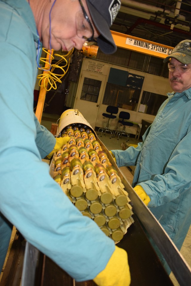 Crane Army Rocks Cluster Bomb Demilitarization