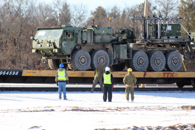 Marines tackle cold-weather rail training during Ullr Shield exercise at Fort McCoy