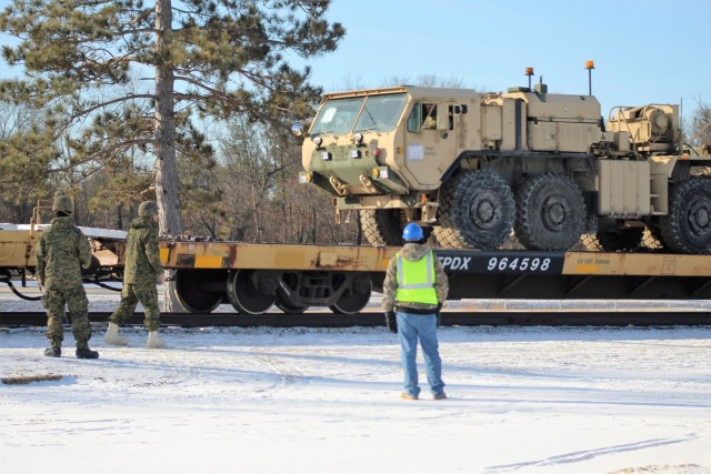 Marines tackle cold-weather rail training during Ullr Shield exercise at Fort McCoy
