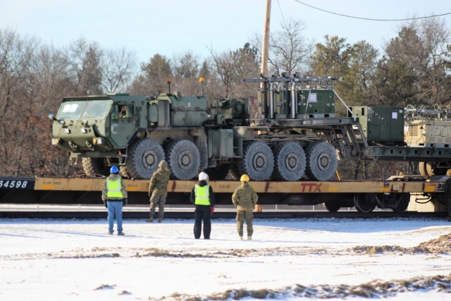 Marines tackle cold-weather rail training during Ullr Shield exercise at Fort McCoy