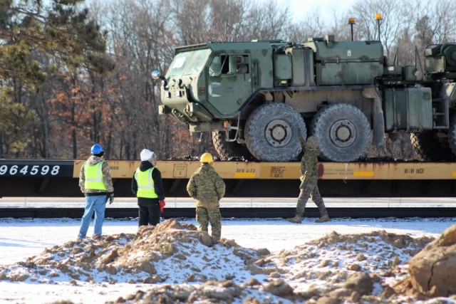 Marines tackle cold-weather rail training during Ullr Shield exercise at Fort McCoy