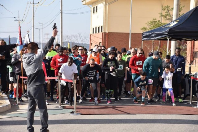 Camp Humphreys residents celebrate St. Patrick's Day with 5K run