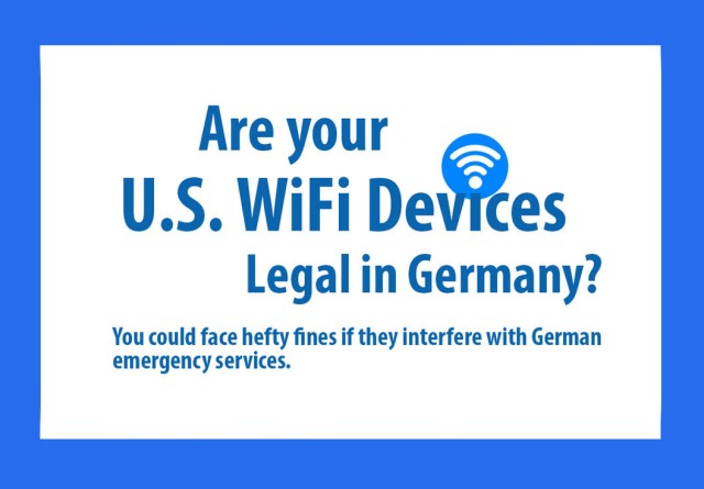 Many U.S. wireless devices not allowed in Germany