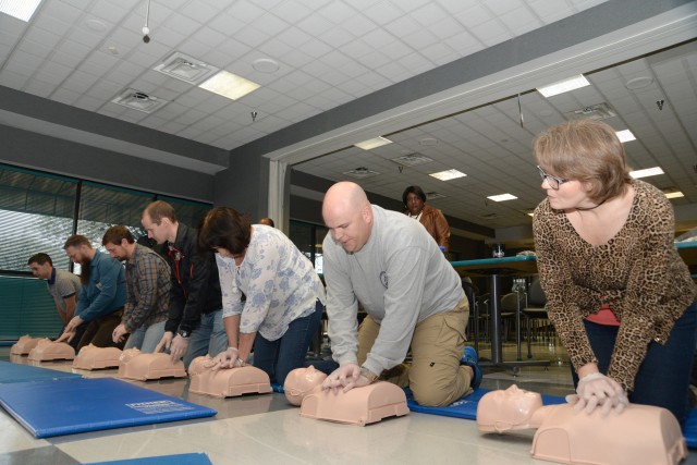 Huntsville Center first aid attendants train, certify
