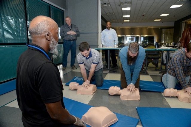 Huntsville Center first aid attendants train, certify