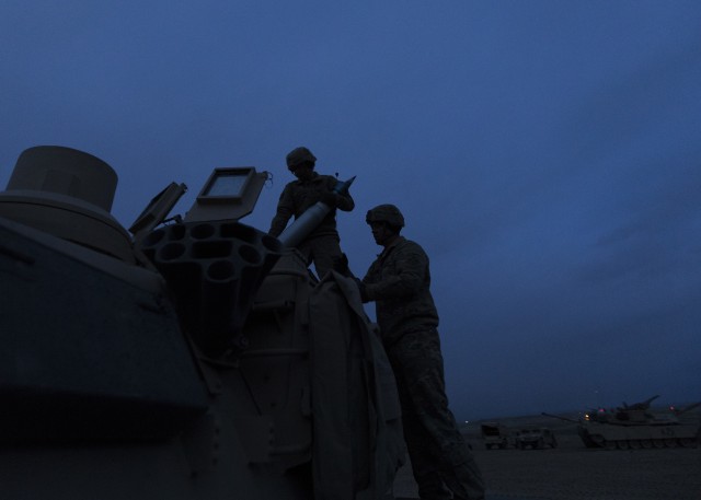 4th Infantry Division Tanks battle for title of "Top Gun"