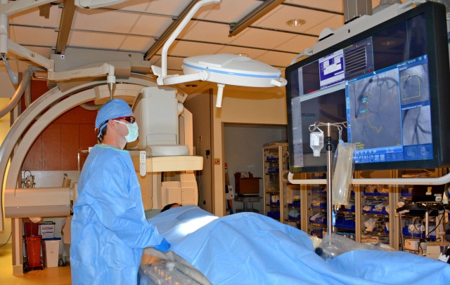 Advancements in technology change the way health care is delivered at the TAMC 'Cath Lab'