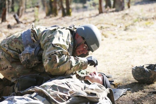 U.S. Army Europe medical professionals test EFMB mettle in harsh conditions