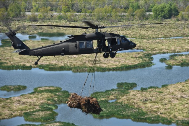 Louisiana Guard helps combat coastal erosion in New Orleans