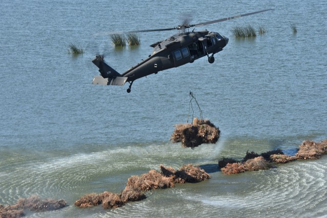 Louisiana Guard helps combat coastal erosion in New Orleans