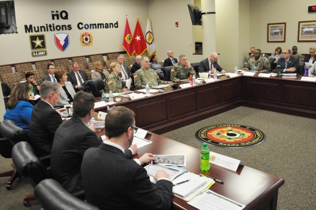 AMC Commander receives update on ammo readiness