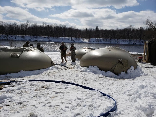 "Water Dogs" deliver vital goods to Mountain Peak exercise at Fort Drum