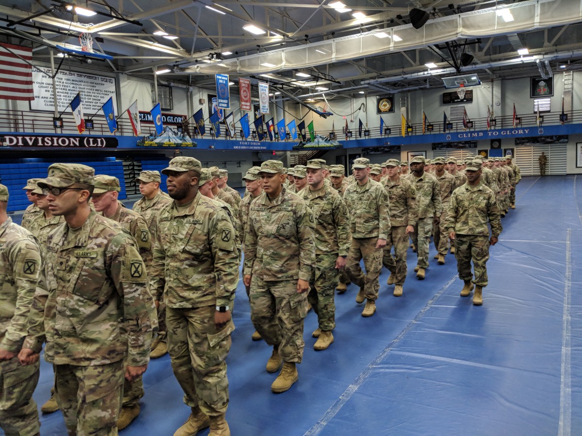 Soldiers from 132 Infantry return to Fort Drum after Horn of Africa