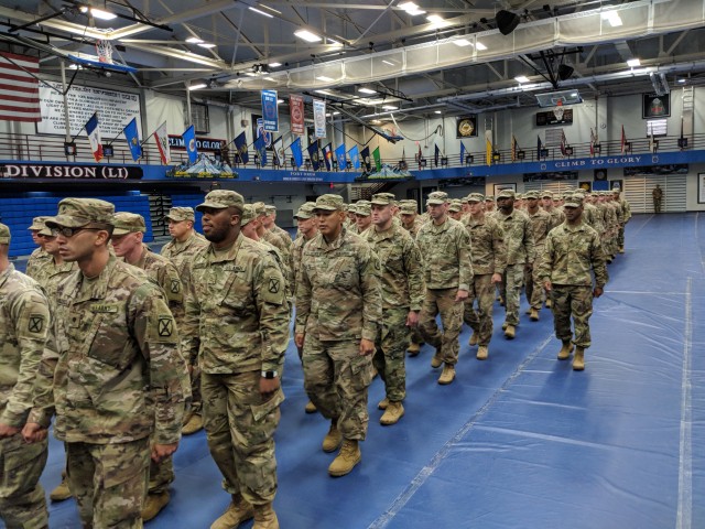 Soldiers from 1-32 Infantry return to Fort Drum after Horn of Africa deploymentSoldiers from 1-32 Infantry return to Fort Drum after Horn of Africa deployment